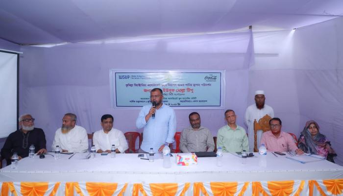 নিরাপদ পানি ও স্বাস্থ্যবিধি কার্যক্রম পরিদর্শনে কুসিক প্রশাসক টিপু