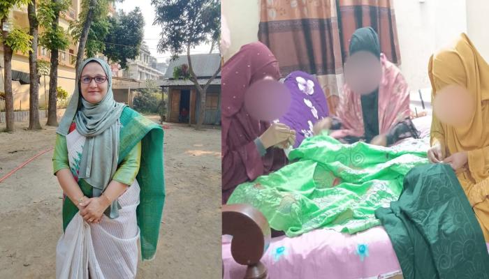 নারীদের কর্মসংস্থানের দুয়ার খুলে দিয়েছেন বাঞ্ছারামপুরের স্কুল শিক্ষিকা মনিরা আক্তার