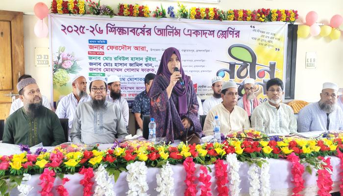 বাঞ্ছারামপুর সোবহানিয়া   ইসলামিয়া মাদ্রাসায়   নবীনবরণ