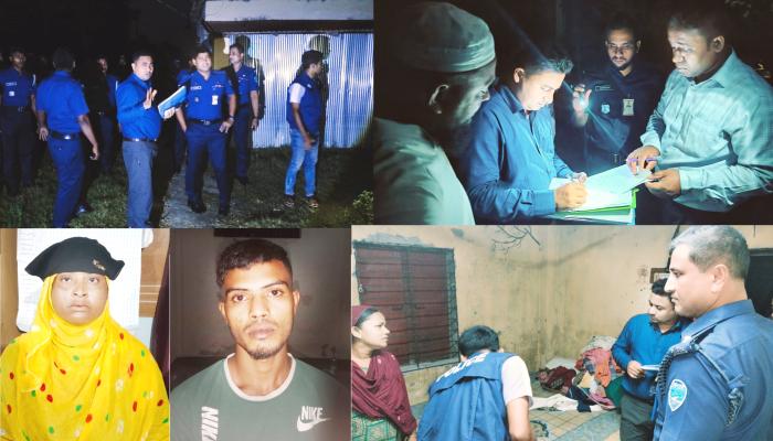 আশ্রয়ন প্রকল্পে মাদক বিরোধী  যৌথ অভিযান, দুইজনের কারাদণ্ড