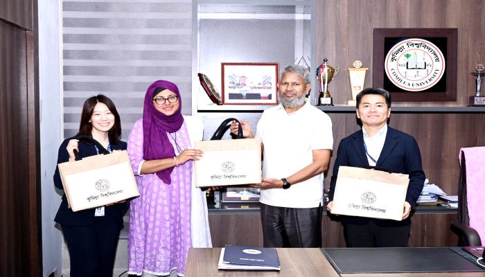 জাইকা প্রতিনিধি   দলের কুবি পরিদর্শন