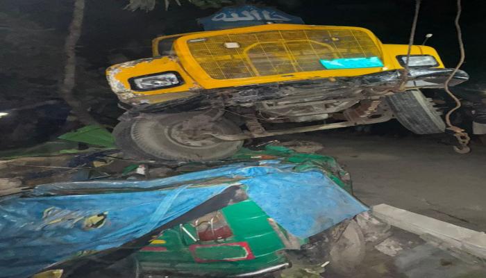 চৌদ্দগ্রামে ট্রাক-সিএনজি, অটো   ত্রিমুখি সংঘর্ষ নিহত ৩ আহত ৫