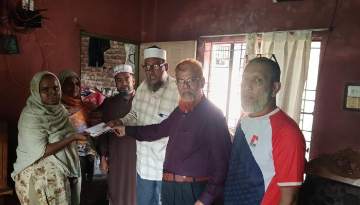 সাতরা ক্যানসার আক্রান্ত  জাইরিনের পাশে ইনসাফ  হাউজিং