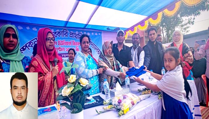 পড়াশোনায় আগ্রহী করতে   ৪০০ শিক্ষার্থীদের মাঝে   স্কুল ড্রেস উপহার দিল   চন্দ্রবান বিবি হাউজিং