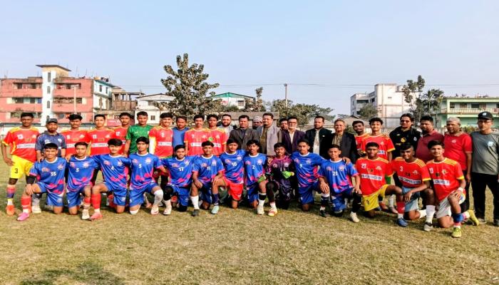 লাকসাম ফুটবল একাডেমির   আয়োজনে প্রীতি ম্যাচ অনুষ্ঠিত