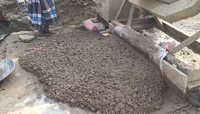 নাঙ্গলকোটে ড্রেন নির্মাণে   অনিয়ম ও দুর্নীতির অভিযোগ