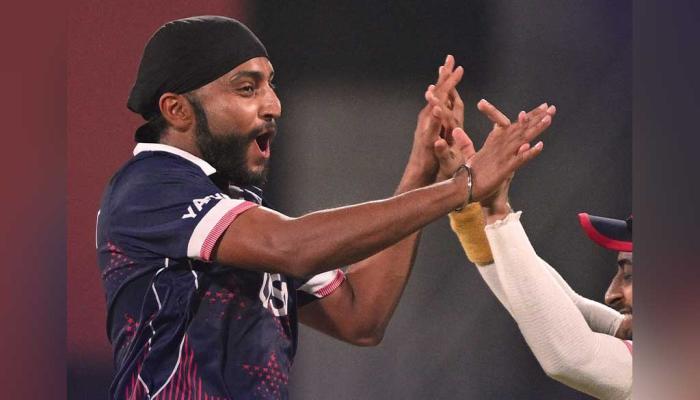 নেদারল্যান্ডসের ব্যাটিং গুঁড়িয়ে যুক্তরাষ্ট্রের রেকর্ডগড়া জয়