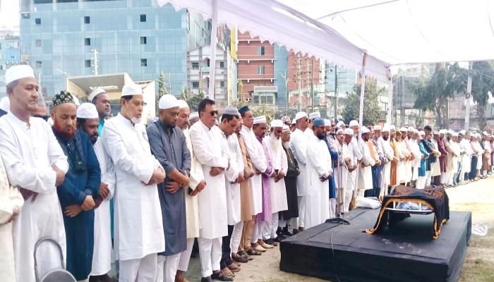 মহানগর বিএনপির   সভাপতি আবুর পিতা   শমশের আলীর নামাজের   জানাজা ও দাফন সম্পন্ন