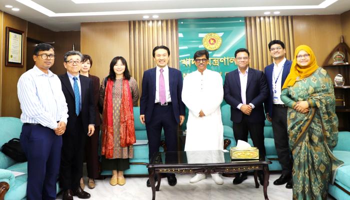 জাপানে খাদ্য রপ্তানির উদ্যোগ নেওয়া   হবে -খাদ্যমন্ত্রী আমিন উর রশিদ