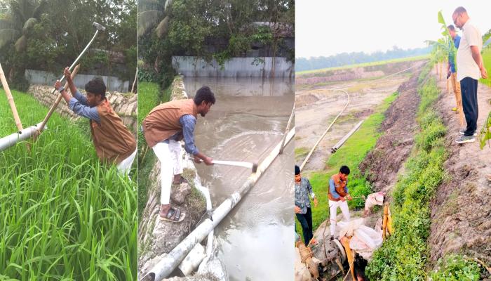 ব্রাহ্মণপাড়া প্রশাসনের অভিযানে ২টি অবৈধ ড্রেজার মেশিন ও ৩ হাজার ফোট পাইপসহ সরঞ্জাম অকেজো