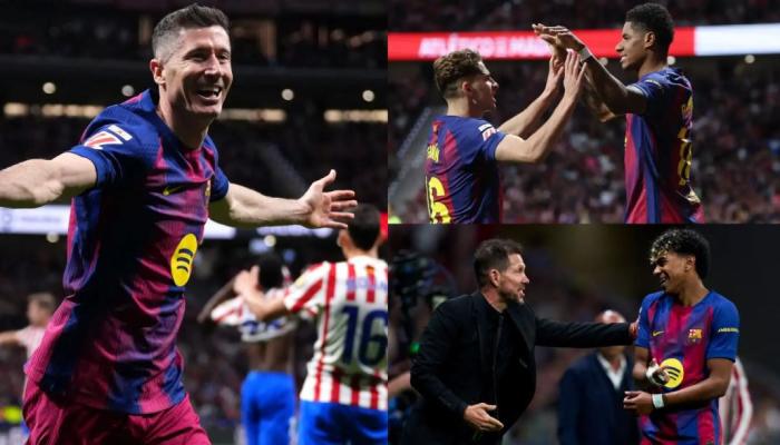 অ্যাতলেটিকোর সাথে জয় পেলো বার্সা