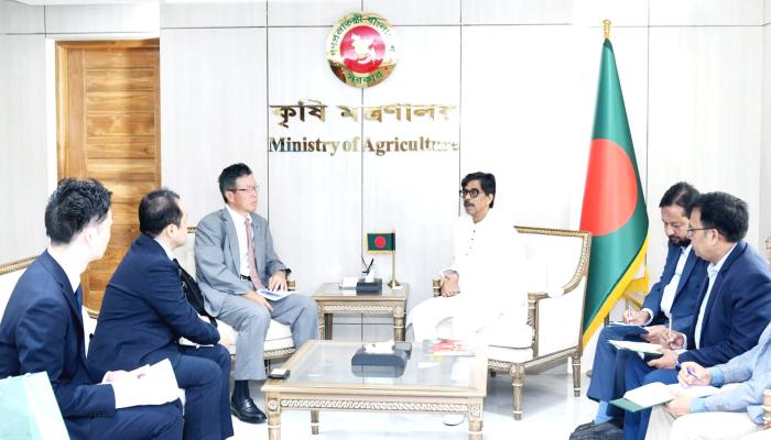 বাংলাদেশ-জাপান কৃষি সহযোগিতা আরও  জোরদারের আহ্বান কৃষিমন্ত্রী আমিনুর রশিদের
