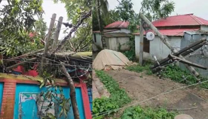 ঝড়ের তাণ্ডবে কুমিল্লায় বিদ্যুৎ বিপর্যয়: ৩৫ ট্রান্সফরমার নষ্ট