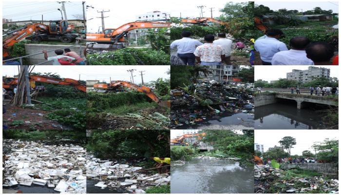 কুসিক প্রশাসকের দ্রুত পদক্ষেপে জলাবদ্ধতা নিয়ন্ত্রণে