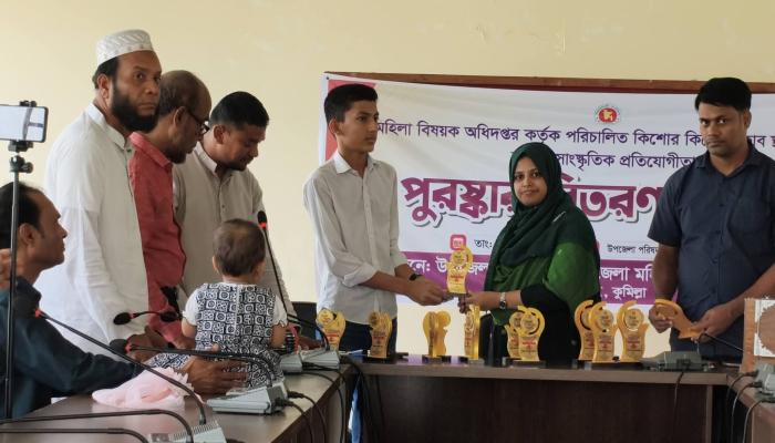 লালমাইয়ে কিশোর-কিশোরী ক্লাব স্থাপন প্রকল্পের আওতায় সাংস্কৃতিক প্রতিযোগিতা