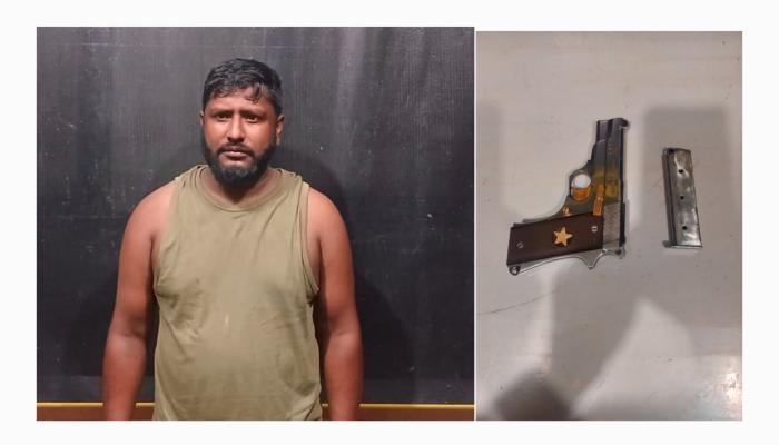 কুমিল্লায় বিদেশি পিস্তল ও ম্যাগাজিনসহ অস্ত্রধারী সন্ত্রাসী গ্রেফতার