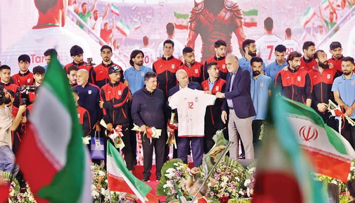 মেক্সিকোতে ইরান ফুটবল দলকে রাজকীয় অভ্যর্থনা