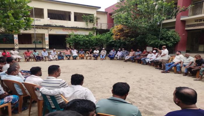 দেবিদ্বারে ২ গ্রামের মানুষদের নিয়ে মাদক বিরোধী সভা
