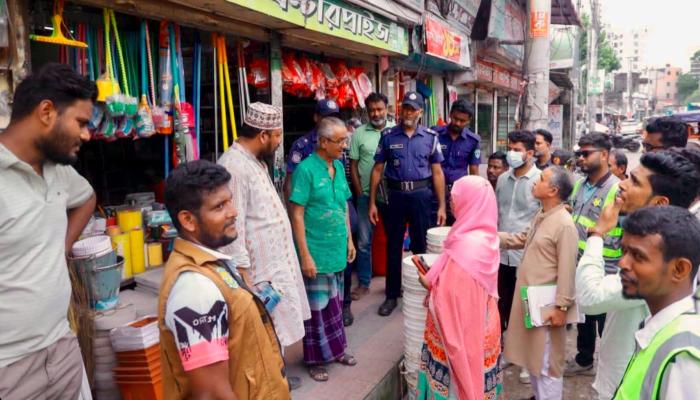 কুমিল্লা নগরীতে ফের উচ্ছেদ অভিযান, পাঁচজনকে আর্থিক জরিমানা
