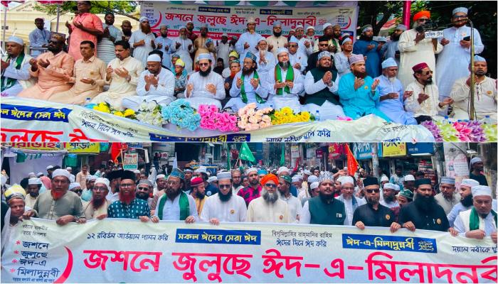 কুমিল্লা জেলা আহলে সুুন্নাত ওয়াল জামাতের উদ্যোগে জশনে জুলুছে