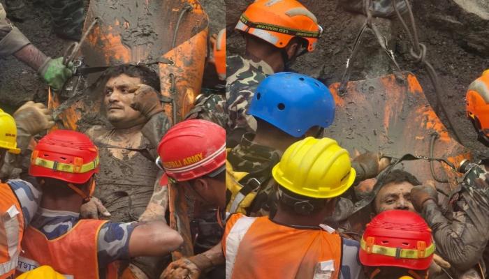 বন্যায় সুড়ঙ্গ থেকে ৯ দিন পর যেভাবে বেঁচে ফিরল নেপালি যুবক
