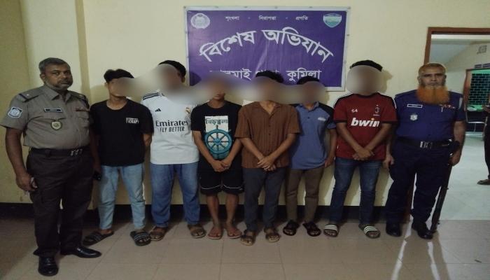 কুমিল্লায় কিশোর গ্যাংবিরোধী অভিযানে আটক ৩৫৩
